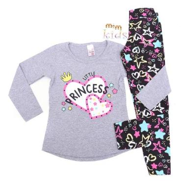 Imagem de Roupa Frio Menina Conjunto Meia Estação Infantil - ANALÊ, Mescla, 6