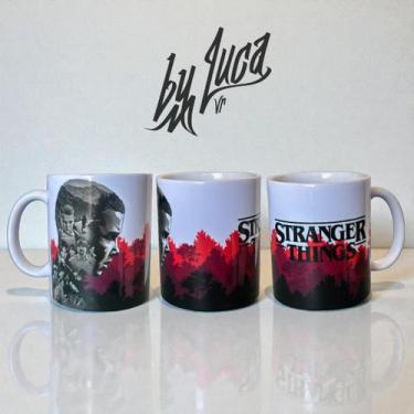 Imagem de Caneca Stranger Things Porcelana  Geek Decorativa Presente Nerd Amigo 