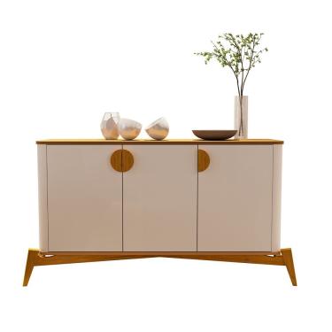 Imagem de Buffet Aparador Buriti Off White Com Nature - Moveis Jb