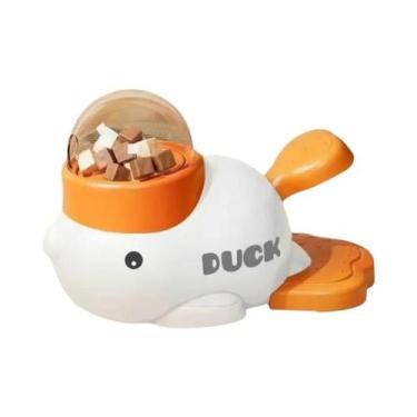 Imagem de Brinquedo De Borracha Para Gatos Em Forma De Pato, Dispensador Automát