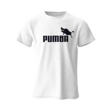 Imagem de Camiseta Masculina Oversized Engraçada Com Estampa Pumba 100% Algodão 
