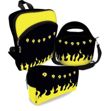 Imagem de Kit Escolar Plus com Mochila Plus + Lancheira + Necessaire Plus - ISOP