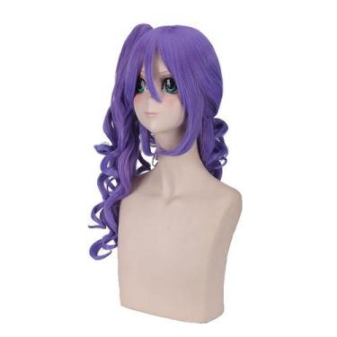 Imagem de Peruca de cosplay Kurokos Basketball Murasakibaras Atsushis Purple - y