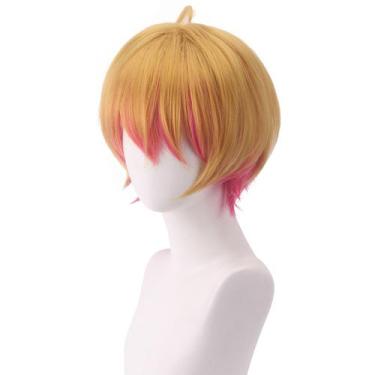 Imagem de Peruca de cosplay Oshis No Ko Aquamarines para cabelo sintético 30cm -