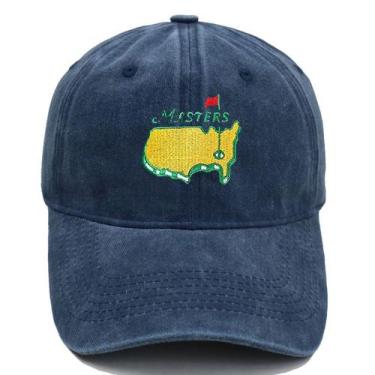 Imagem de Boné de beisebol vintage de algodão lavado unissex de 56 a 58 cm de ci