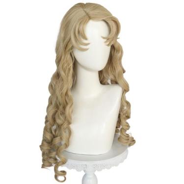 Imagem de Peruca de cosplay, traje de anime Sleepings Beautys Auroras, 66 cm - y