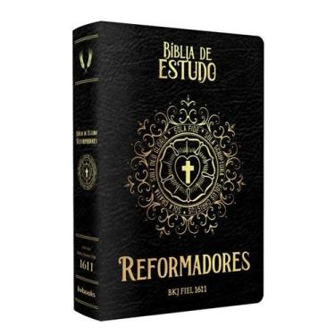 Imagem de Bíblia King James 1611 De Estudos Reformadores - Capa Luxo Preta - BV 