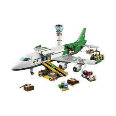 Imagem de Blocos De Montar Para Crianças Série Cidade: Terminal De Carga E Avião