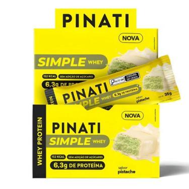 Imagem de Barra De Proteína Whey Zero Açucar Pistache 35g Caixa C/16 Unidades Pi