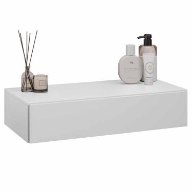 Imagem de Penteadeira Suspensa Zoe Bp 1 Gaveta 60 Cm Eratto Moveis - Branco