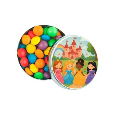 Imagem de Latinha Lembrancinha Personalizada Princesas Encantadas