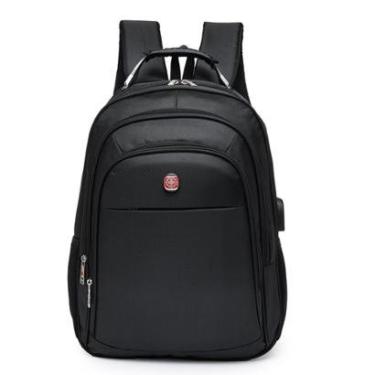 Imagem de Mochila Crosswave Masculina Executiva Impermeável Grande USB Notebook Trabalho 19 Litros-Unissex
