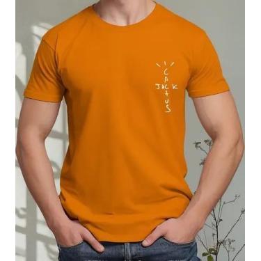 Imagem de Camiseta Camisa de Algodão Adulto Masculina Feminina  Travis Scott Ast
