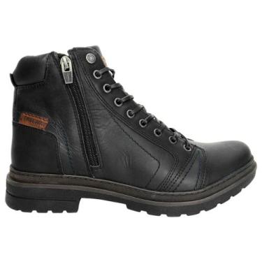 Imagem de Coturno Bota Masculino Freeway Absolut X Horse Zíper Lateral Couro 710