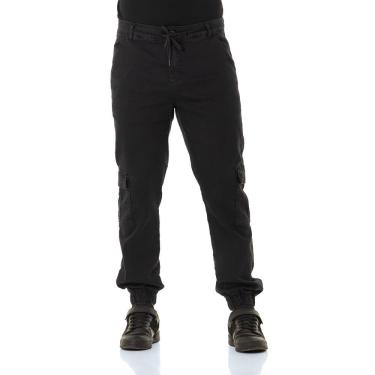 Imagem de Calça Jeans Masculina Arauto Jogger Cargo Black