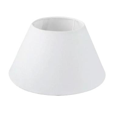 Imagem de Cúpula de abajur conica 20x10x30cm de Tecido Algodão Soquete Importado
