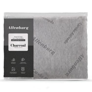 Imagem de Protetor de Colchão Casal Carvão Ativado Impermeável Poliéster 1,40m x