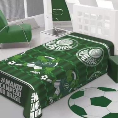 Imagem de Manta Palmeiras 1,50 X 2,00 De Solteiro - Jolitex Ternille