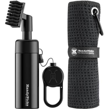 Imagem de Limpador de tacos de golfe Handy Picks com garrafa de água de 160 ml