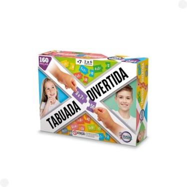 Imagem de Jogo Educativo Tabuada Divertida Com 160 Peças 12039 - Toia Brinquedos