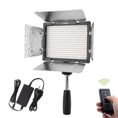 Imagem de Kit Painel Iluminador Led Yongnuo YN300 III com Fonte Bivolt