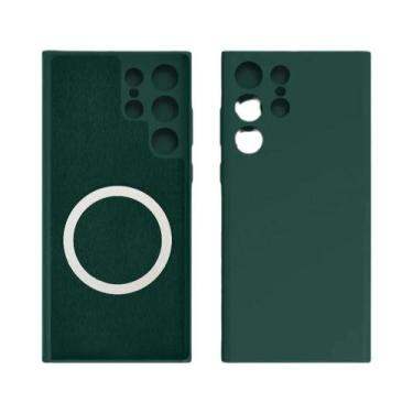 Imagem de Capa Magnética De Silicone Líquido Para Carregamento Sem Fio Magsafe P