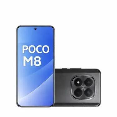 Imagem de Smartphone P0CC0 M8 5G 512GB ROM 8GB RAM Preto tela 6,77 50MP 20MP Bat