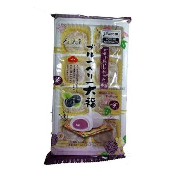 Imagem de Mochi Recheado de Mirtilo Blueberry 216g Doce - Bamboo House