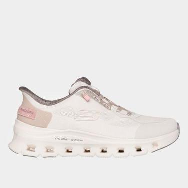 Imagem de Tênis Skechers Glide-Step Pro Slip Ins Feminino, Bege, Marrom, 38