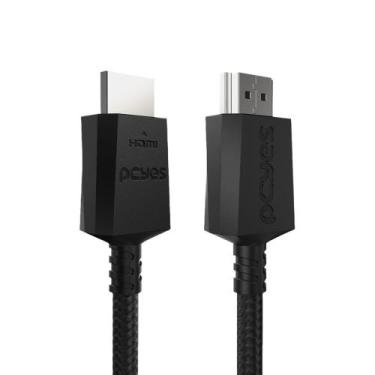 Imagem de Cabo HDMI 2.0 Macho 4K/60HZ - Preto - 3M - NYLON - PHM20-3NZ - PCYES