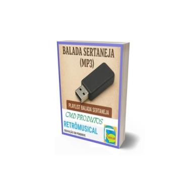 Imagem de Pen drive 8gb com Músicas Balada Sertaneja mp3 - Eletro ou Altomex