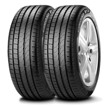 Imagem de Kit 2 Pneu Pirelli Aro 17 225/50r17 94w Cinturato P7 Run Flat