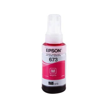 Imagem de Garrafa de Tinta Magenta Epson T673 - T673320 - Original, Magenta, 70m