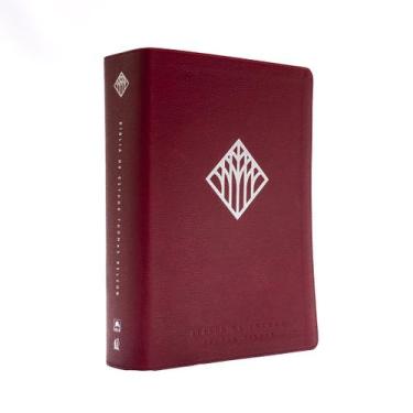 Imagem de Livro - Bíblia de Estudo Thomas Nelson NVI, Capa luxo vinho, Leitura P