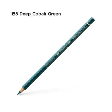 Imagem de Lápis de Cor Faber Castell Polychromos Avulso, 158 Deep Cobalt Green