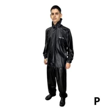 Imagem de Capa De Chuva Impermeável Masculina Pvc Gola Pioneira Pop, P
