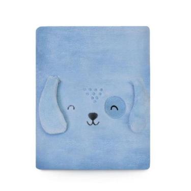 Imagem de Cobertor Infantil Bebê Antialérgico Microfibra Premium 110x85cm Menino