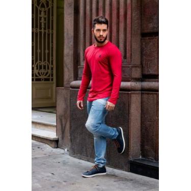 Imagem de Camiseta Manga Longa Docs - Hawkins, G, Vermelho