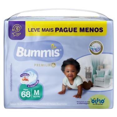 Imagem de Fralda infantil capricho bummis premium hiper tubos mágicos, M 68 FRAL