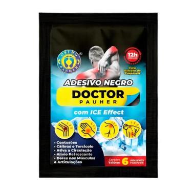 Imagem de Adesivo Gel Negro Doctor Pauher para Dor 6 unidades - ORTHO PAUHER