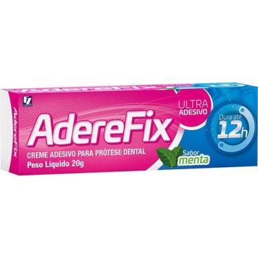 Imagem de Fixador de Dentadura Aderefix Sabor Menta 20g