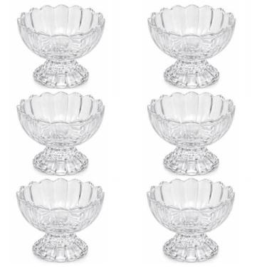 Imagem de Conjunto de Taças para Sobremesa Geneva 6 Peças 125ml Vidro Transparen
