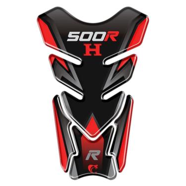 Imagem de Protetor de Tanque Resinado 3D Compatível com Honda CB 500R em PVC Vermelho Teu Adesivo