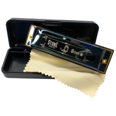Imagem de Gaita de Boca Orleans Stone Diatonica C - Orleans Harmonicas