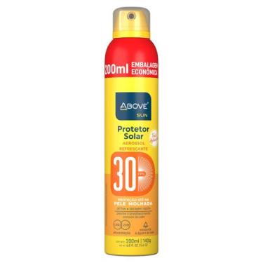 Imagem de Protetor Solar Above Sun FPS 30 Spray 200ml Pele Molhada