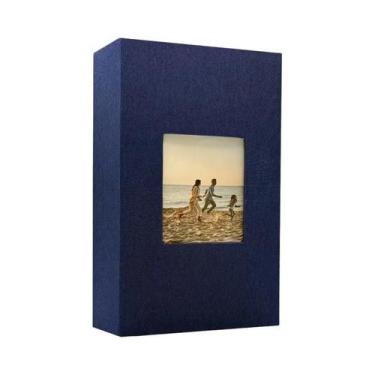Imagem de Álbum De Fotos Grande Em Linho Com 200, 300, 600 Bolsos Para Fotos 4x6