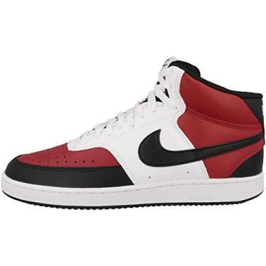 Imagem de Nike Tênis masculino Nike Court Vision Mid Next Nature, University Red Black White, 41