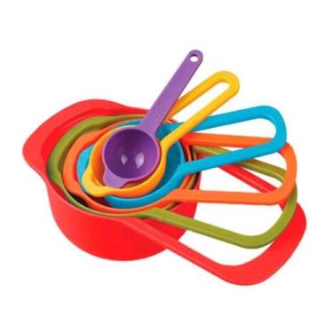Imagem de Kit 6 Colheres Medidoras Cozinha Confeitaria Bolo Xícara - Genérica