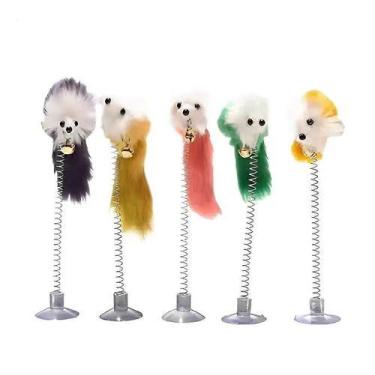 Imagem de Brinquedo Cat Gatos Com Ventosa 22cm Jumpet Unidade Sortidos Colorido