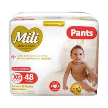 Imagem de Fralda Mili Love Care Pants c/ 48 unidades - Tam XG